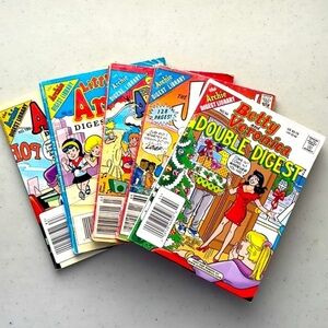 Assorted Archie Digest Comics x5
